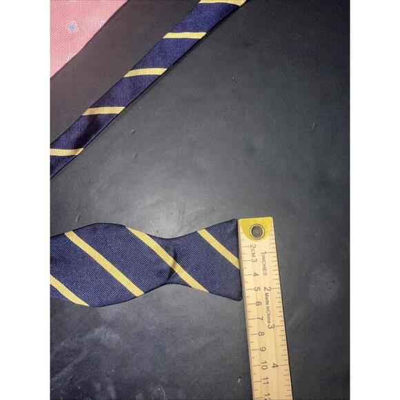 Brooks‎ Brothers Quiet Luxury Designer Business Preppy Silk Standard Bow Tie Lot - Picture 7 of 13